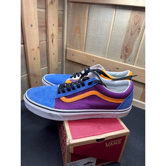 Vans Old Skool Mix & Match Sneakers Mens 10.5 Womens 12 Multicolor Suede Canvas - Picture 8 of 9